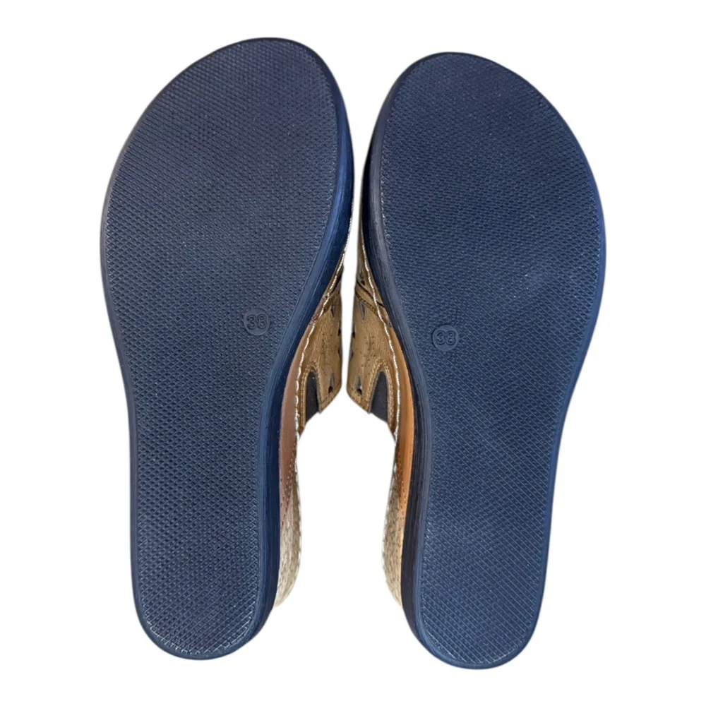 Spring Step Fusa Wedge Sandal Women’s Size 7.5/8